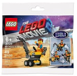 3 in 1 - The Lego Movie 2 Mini Master-Building Emmet Polybag (30529) Sealed