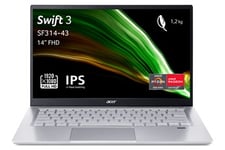 PC portable Acer Swift SF314 14" FHD AMD Ryzen 7 5700U RAM 16 Go DDR4 512 Go SSD AMD Radeon Graphics