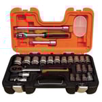 Bahco hylsnyckelsats 1/2" 24 delar