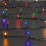 Guirlande lumineuse solaire 200 LED Multicolore 20 Mètres et 8 jeux de lumière - Feeric Christmas