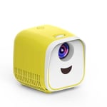 Vidéoprojecteur LED Portable 1080p Mini Avec Haut-Parleur Pour Maison Jaune YONIS