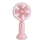 NOBRAND Mini Bluetooth Speaker fan/Desktop music fan/portable handheld small fan Outdoor Fan (Color : Pink)