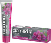 Biomed Sensitive Natural Toothpaste for Enamel Strengthening, 100 g Pack of 1