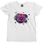 Teetown - T Shirt Homme - Graphic Photo - Polaroid Kodak 90's Apn Instagram Canon Argentique - 100% Coton Bio