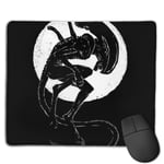 Creation Xenomorph Alien Customized Designs Non-Slip Rubber Base Gaming Mouse Pads for Mac,22cm×18cm， Pc, Computers. Ideal for Working Or Game