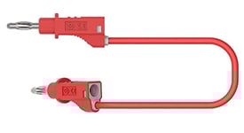Electro PJP 2110-CD1-25R Câble de mesure avec fiche banane Rouge 25 cm