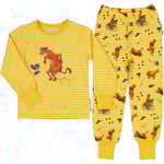 Tvådelad Pyjamas Mamma Mu och Kråkan Gul/Vit 74/80