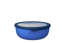 Mepal - Bol Multifonction Cirqula Rond - Boîte Conservation Alimentaire avec Couvercle - Convient comme Boîte de Hermétique pour le Réfrigérateur, Micro-ondes & Congélateur - 2250 ml - Vivid blue