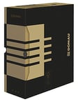 DONAU 7662301FSC-02 Lot de 20 boîtes de rangement solides en carton recyclé Format A4/120 mm/B Largeur du dos : marron Certifié FSC, A4/120 mm