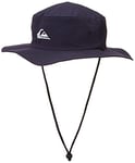 Quiksilver Men's Bushmaster Sun Protection Floppy Visor Bucket Hat, Insignia Blue, S