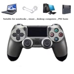 HALASHAO PS4 Controller Camouflage, PS4 Controller for Playstation 4, PS4 Wireless Bluetooth Game Controller Joystick Gmaepad with high precision touchpad,Gray,snowflake