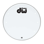22" DW Smooth White Vented Bass Drum Head