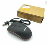 Lenovo M20 Mini Business Portable Usb Wired Optical Mouse For Pc Laptop Computer