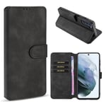 DG.Ming Retro Samsung Galaxy S21 FE fodral - Svart Svart