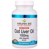 Natures Aid Cod Liver Oil - Omega 3 - 90 x 1000mg Capsules