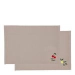 Södahl - Bistro bordstablett 33x48 cm 2-pack grön