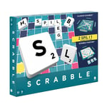 Scrabble Krydsordspil - 2-i-1 brætspil - Mattel