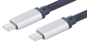 HomeCinema USB-C 2.0 kabel - 3A - Sølv - 0.50 m