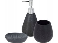 Set Med Badrumstillbehör: Dispenser, Tvålkopp Och Kopp