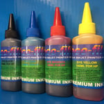 400ML ECOFILL Dye Printer Refill Ink For Refilling HP ENVY 5020 5032 Cartridges