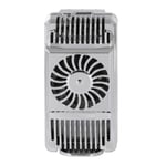 Hemobllo Mobile Phone Radiator Mute Cell Phone Cooler Semiconductor Heatsink Suitable for All Types of Cell Phones (Semiconductor Cooling Type, Sliver)