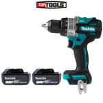 Makita DHP486 18V LXT Brushless 1/2″ Combi Hammer Drill + 2 x 5.0Ah Batteries