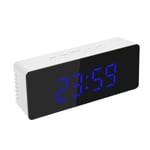 zhppac digital clock alarm clocks bedside mains powered digital clocks bedside led clock kids clock light alarm clock sunrise alarm clock blue