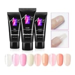 Crystal Extend Uv Nail Gel Extension Builder Led Polish 07#clear Pink