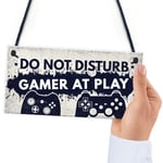 Gamer Gaming Gifts Do Not Disturb Man Cave Bedroom Sign Gift For Son Brother Dad