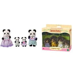 Sylvanian Families Pookie Panda Family & Hedgehog Family