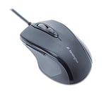 Kensington ProFit Mouse - Mid-Sized 5-Button Optical Wired Mouse with Ergonomic, Right-Handed Shape and Plug & Play Connection - Compatible with Windows & macOS - Black (K72369EU)