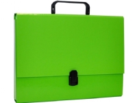 Office Products Kartong A4/5cm med handtag och lås ljusgrön