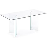 Kave Home - Table Burano en verre 200 x 90 cm