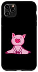 Coque pour iPhone 11 Pro Max Superstar de ballerine de gymnastique de porc dansant