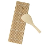 Sushi Rolling Maker Bamboo Material Roller Diy Mat And A Rice Pa
