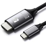 Câble Adaptateur USB-C 3.1 Type C vers HDMI 4K MHL 200cm,JL1037