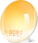 Sunrise Alarm Clock Wake Up Light Radio 7 Nature Sounds 11-Color Atmosphere Lamp