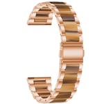 Garmin Venu/VivoActive 3 Music Klockarmband i rostfritt stål/resin - Roséguld/Guld