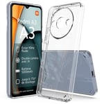 tectTech Xiaomi Redmi A3 Crystal Hybrid-skal, transparent
