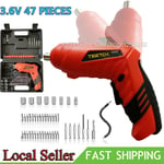 3.6V Cordless Electric Screwdriver USB Rechargeable Mini Hand Power Drill Small