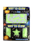 Glow In The Dark Stars W Sticker 42Pcs Toys Creativity Drawing & Crafts Craft Stickers Green Robetoy