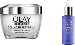 Olay Collagen Peptide 24 Moisturiser 50Ml, Face Cream with SPF 30 Protection + C