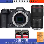 Canon EOS R7 + RF 100mm F2.8 L Macro IS USM + 2 SanDisk 128GB Extreme PRO UHS-II SDXC 300 MB/s + Guide PDF ""20 techniques pour r?ussir vos photos