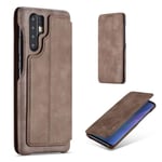 LC.Imeeke läder Huawei P30 Pro fodral - Brun Brun