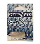 Theseus Barbed Stronghold - Pack of Ten(10) Size 20 Hooks to 5 lb Nylon