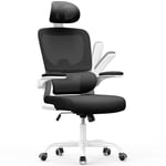 Large Ergonomic Desk Chairs,High Back Computer Chair with Lumbar Support, Breathable Mesh, Adjustable Headrest and Armrests