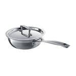 Le Creuset 3 Ply Stainless Steel Non Stick Chef Pan With Lid 20