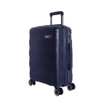 Coronel Tapioca - Cabin Travel Suitcases - Cabin Suitcase 55 x 40 x 20 - Travel Suitcase - Sturdy Cabin Suitcase - Trolley Luggage for Aircraft with 4 360º Wheels and Lock, Navy, 55x40x20 cm, Cabin