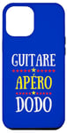Coque pour iPhone 12 Pro Max Guitare Apéro Dodo | Prof de Guitare et Guitariste Groupe