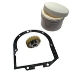 Kitchenaid 5QT & 6QT Mixer Worm Cog Gear, Gasket With 130g of Food Grade Grease.